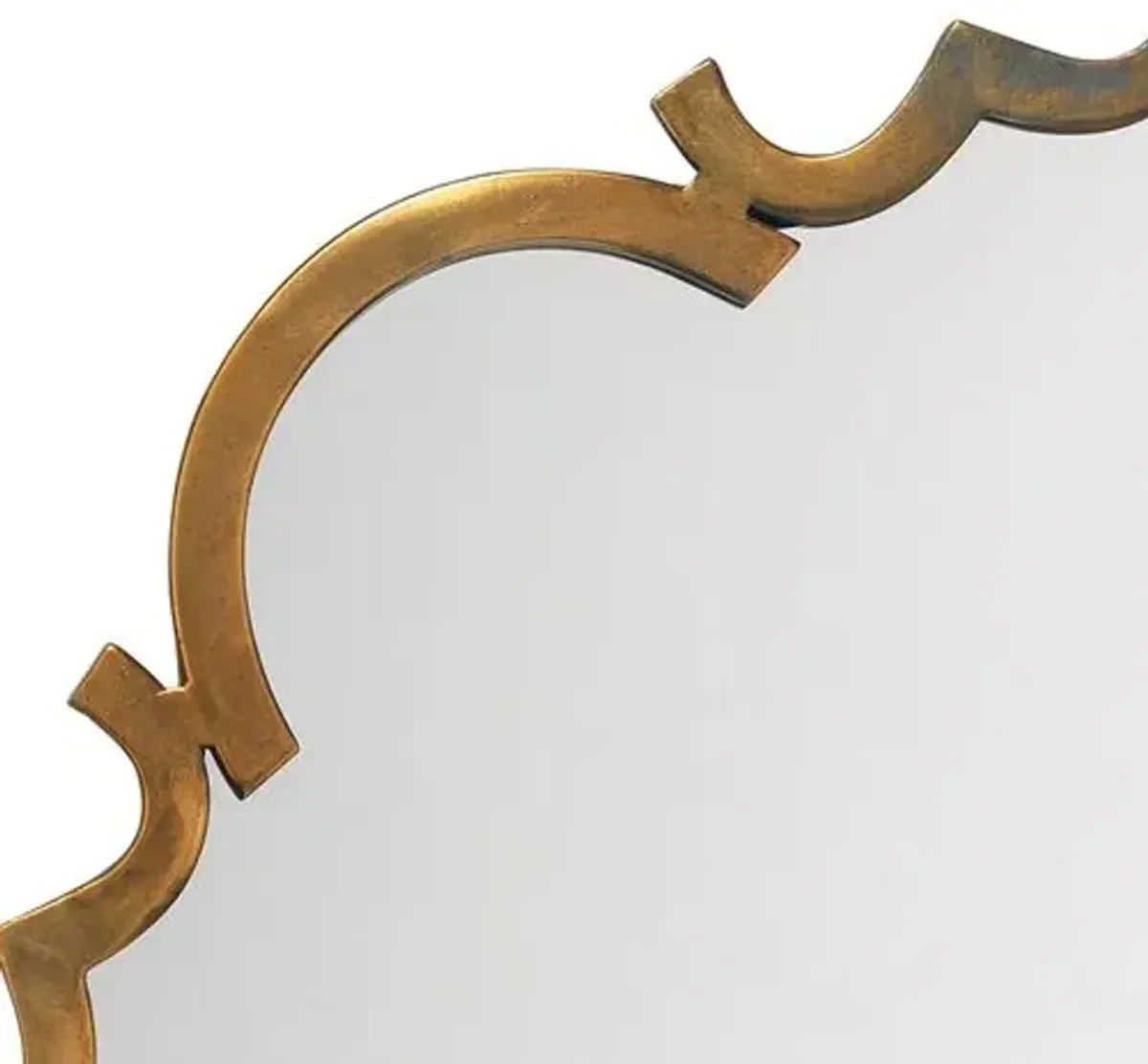 St. Albans 38" Wall Mirror - Antiqued Gold - Jamie Young Co.