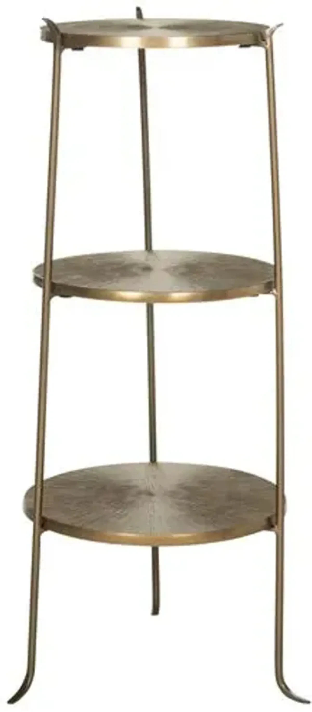 Grae Side Table - Brass