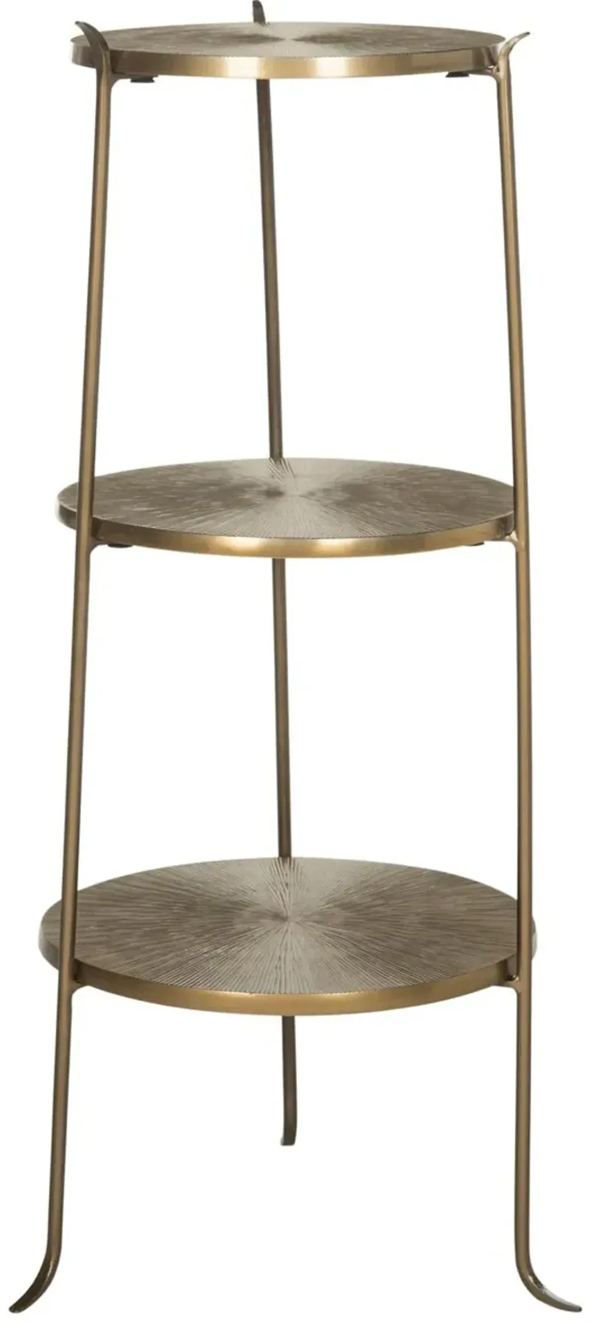 Grae Side Table, Brass