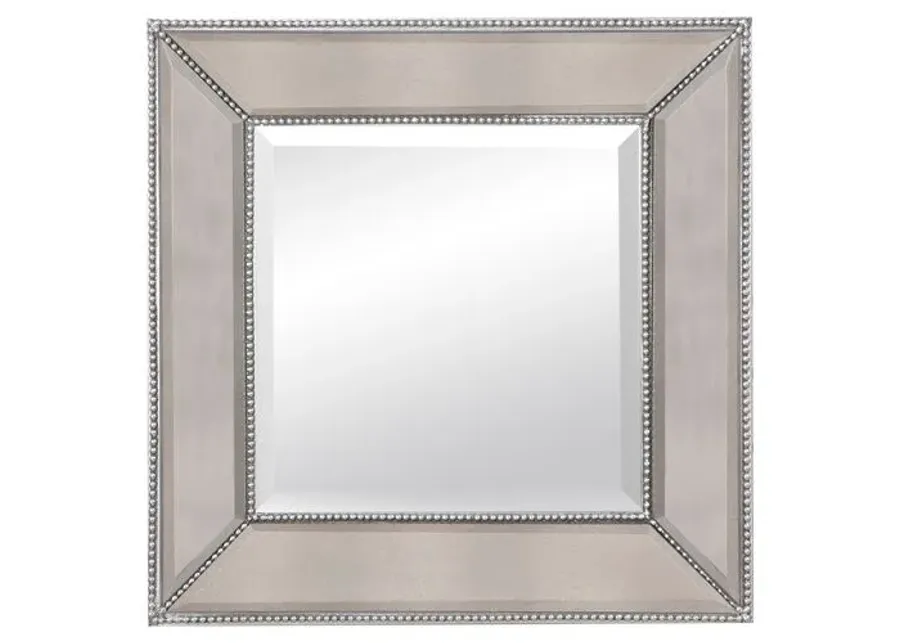 Visby Square Wall Mirror - Silver Leaf