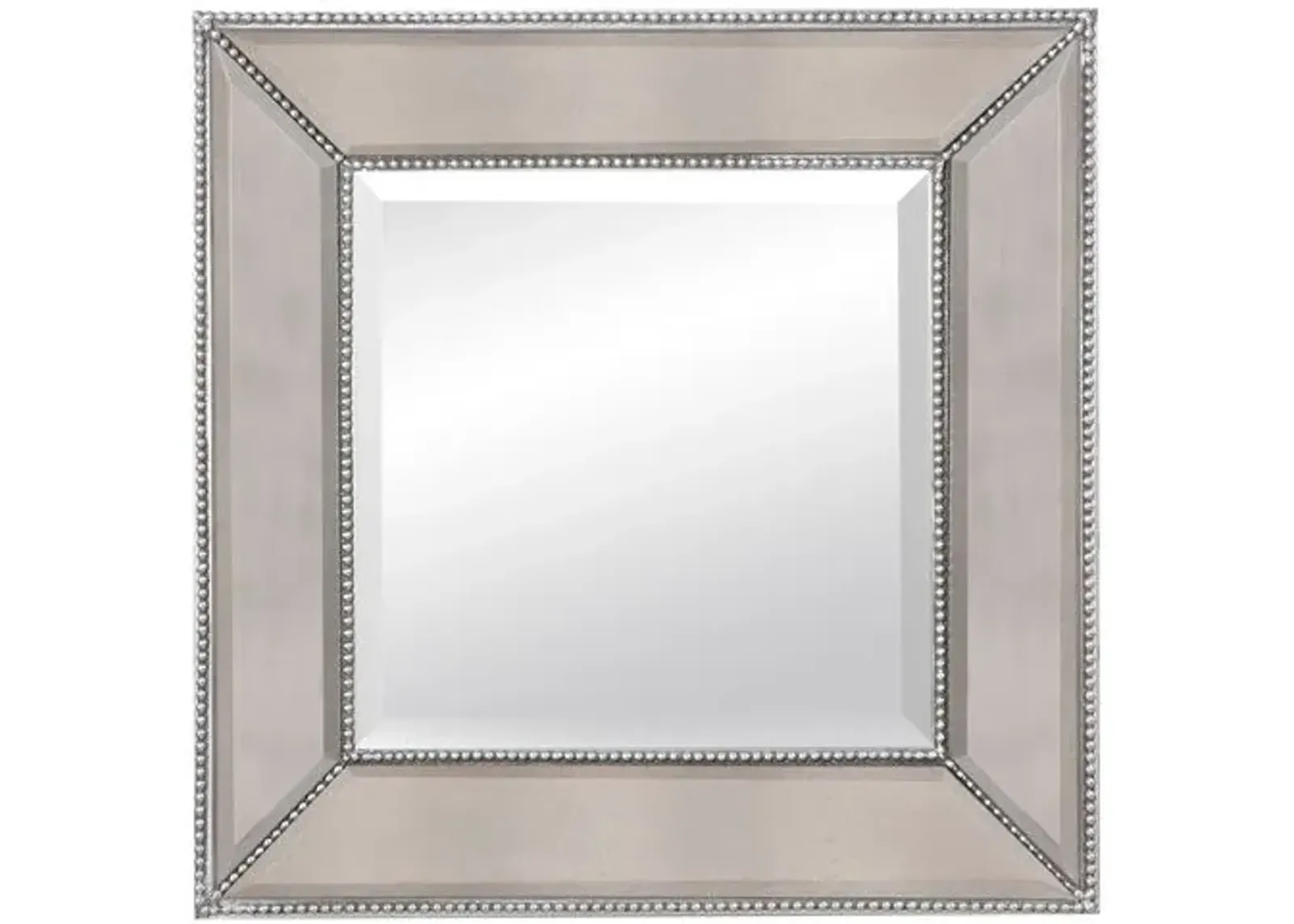 Visby Square Wall Mirror - Silver Leaf