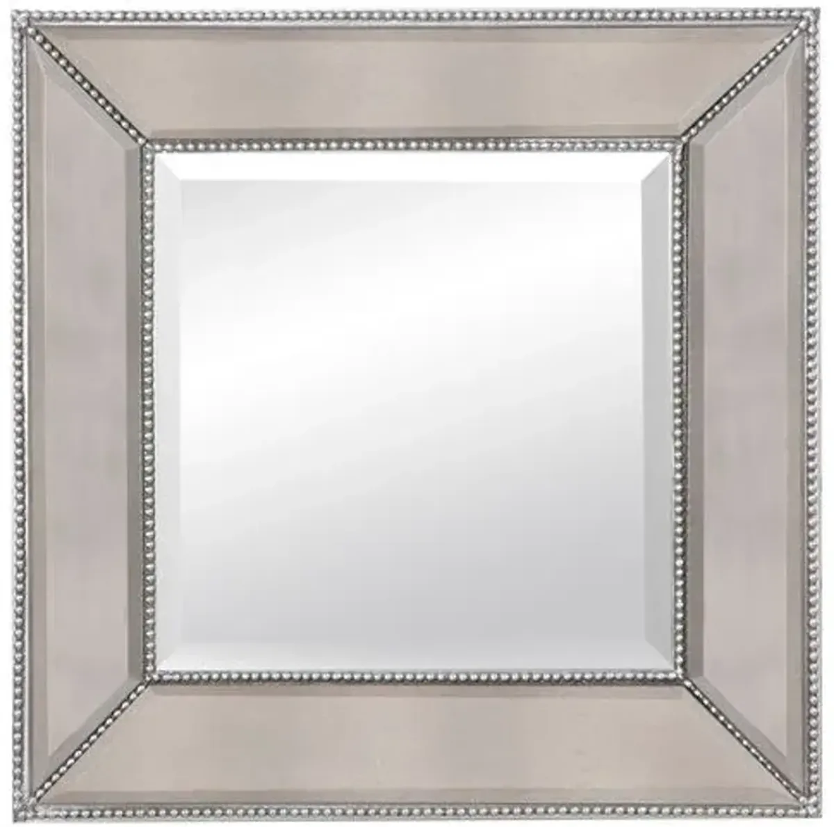 Visby Square Wall Mirror - Silver Leaf