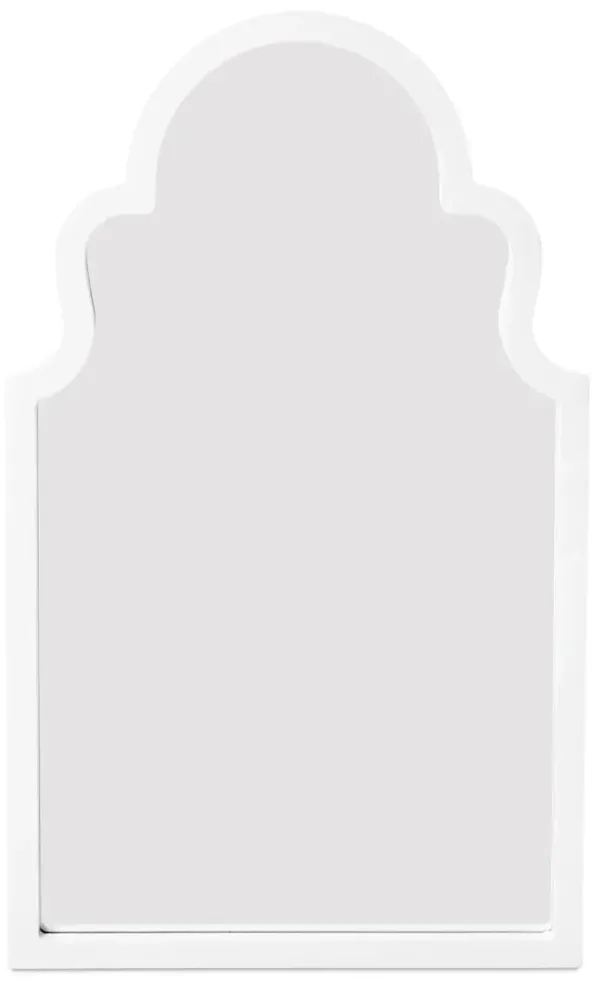 Elberta Wall Mirror, White