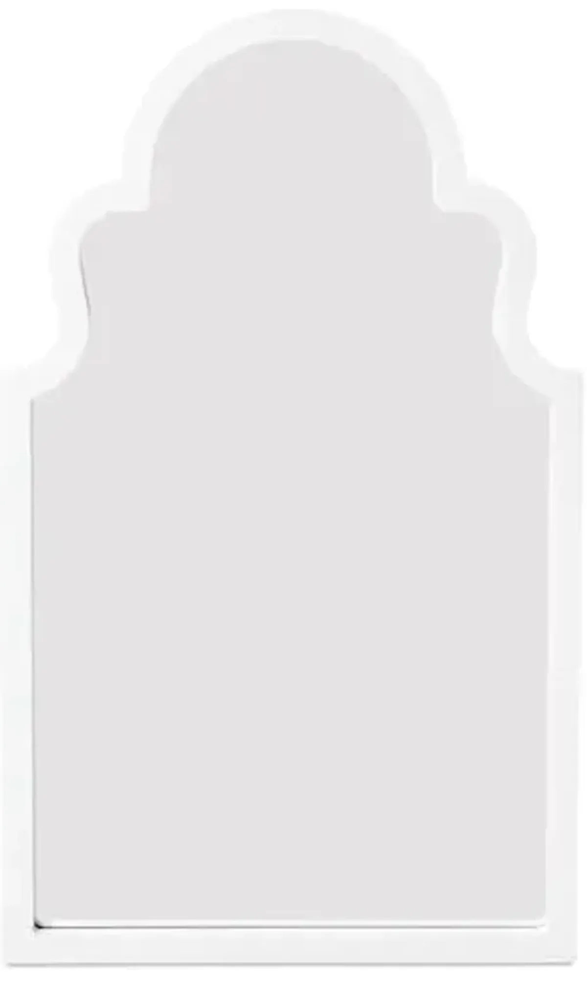 Elberta Wall Mirror - White