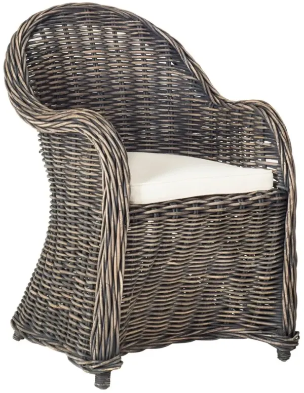 Callista Accent Chair, Blackwash