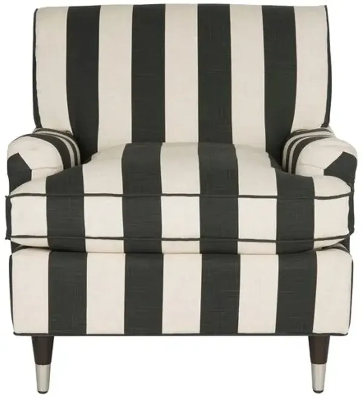 Coralia Club Chair - Black/White