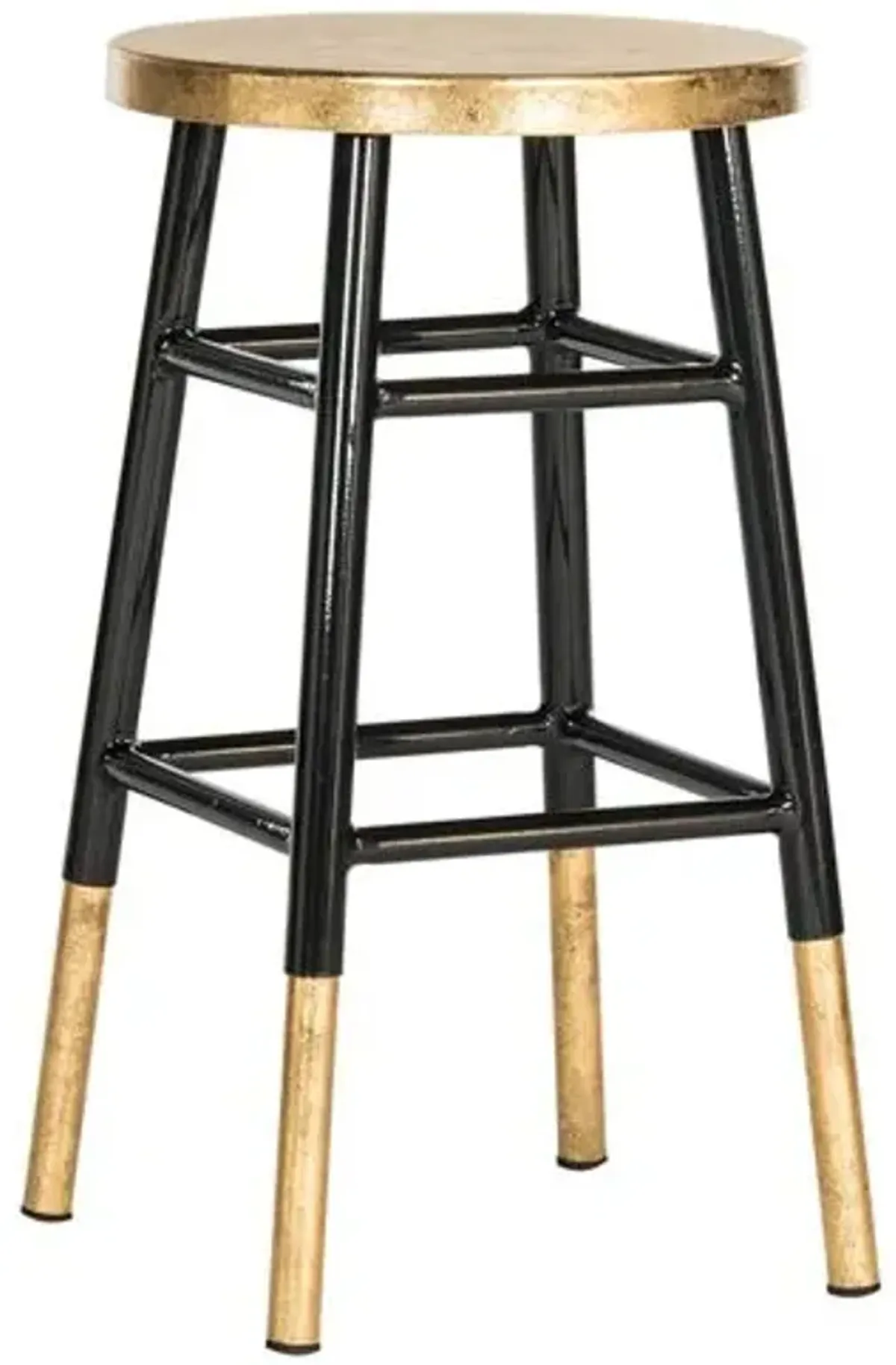 Lacie Counter Stool - Black/Gold