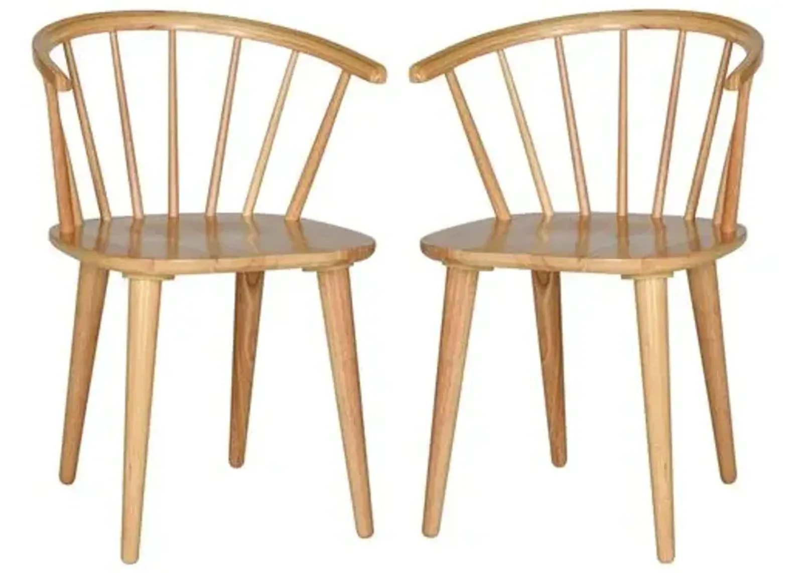 Natural Kathryn Side Chairs - Set of 2 - Beige