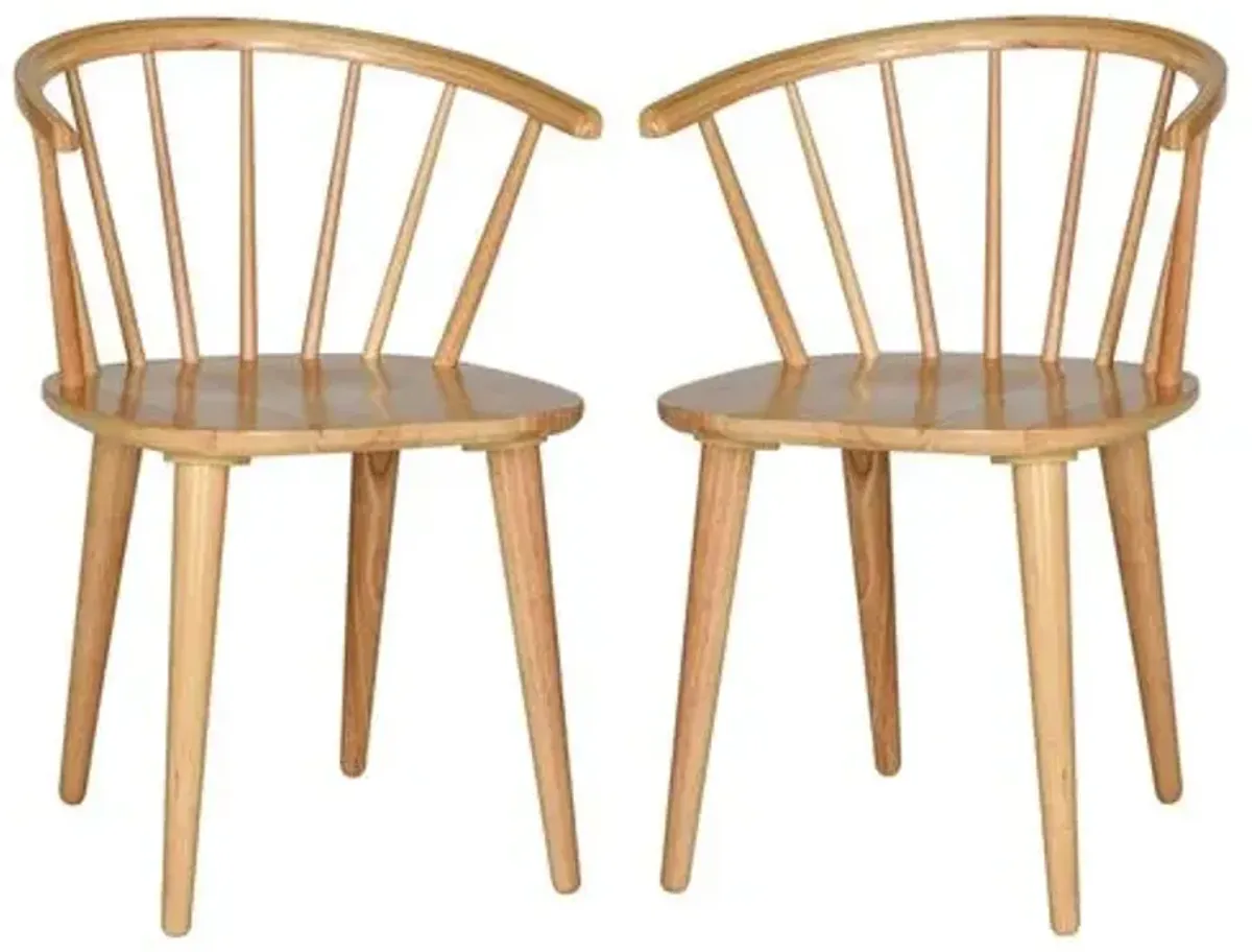 Natural Kathryn Side Chairs - Set of 2 - Beige