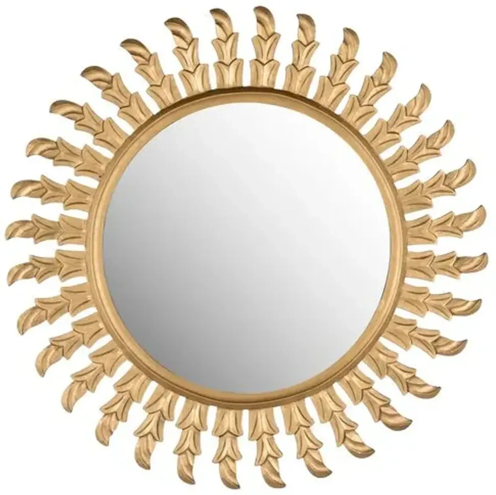 Inca Sun Wall Mirror - Gold