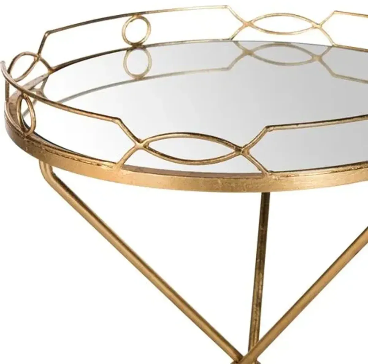 Harvey Side Table - Gold