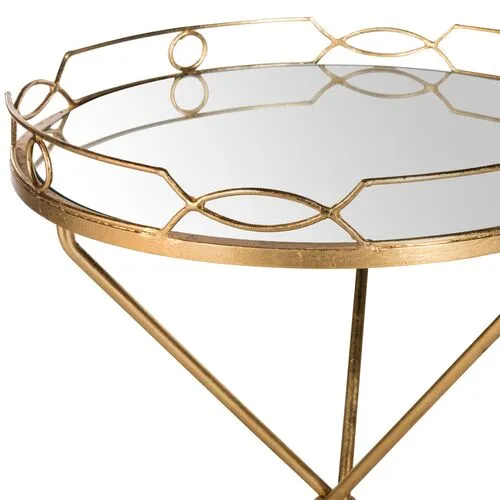 Harvey Side Table - Gold