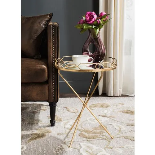 Harvey Side Table - Gold