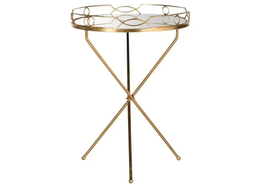 Harvey Side Table - Gold