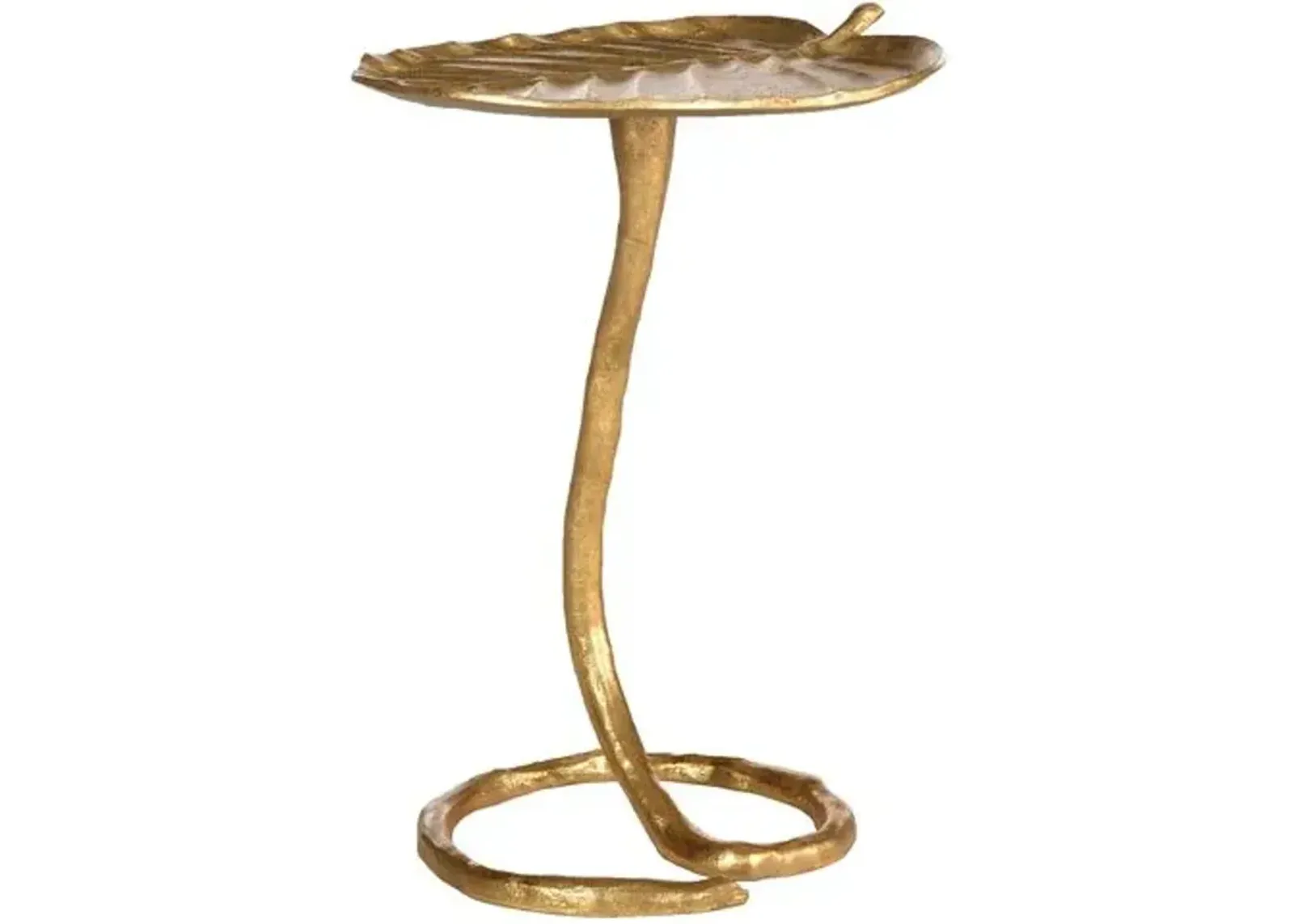 Mina Lily Pad Side Table - Gold