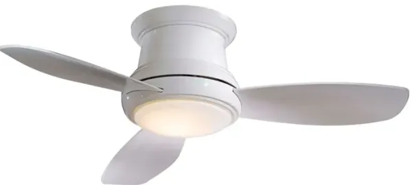 Concept II Ceiling Fan - White - 3 Blades, Hardwired