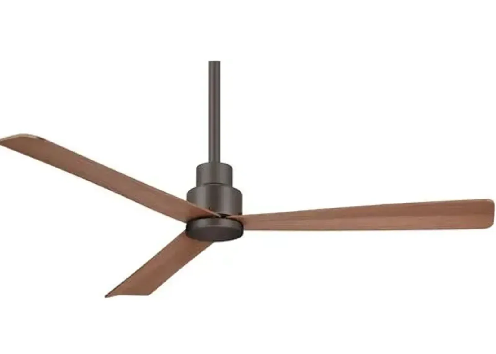 Simple Ceiling Fan - Oil-Rubbed Bronze - Brown - 3 Blades, Hardwired, Hand-Held Remote Control