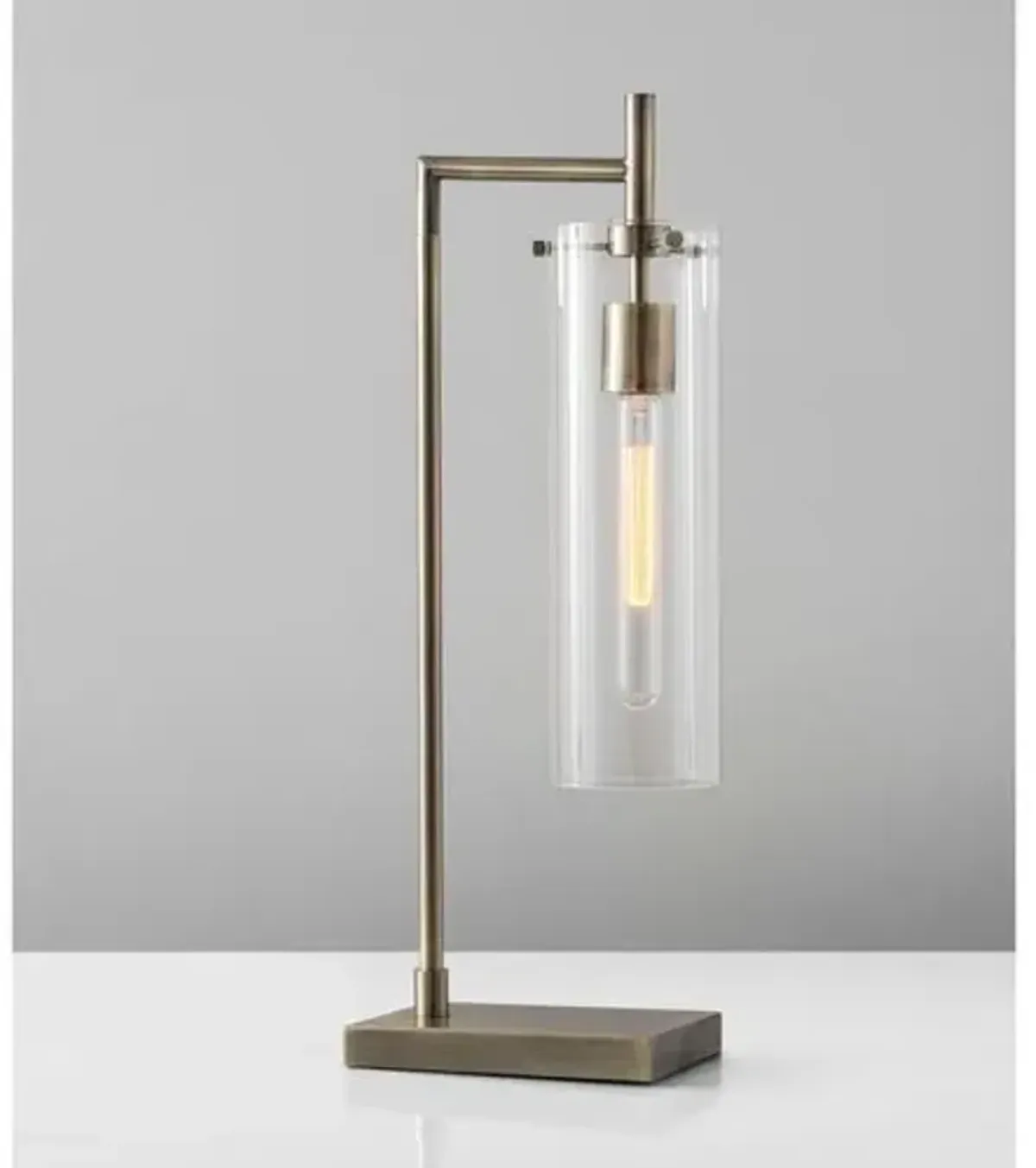 Zenon Table Lamp - Antiqued Brass