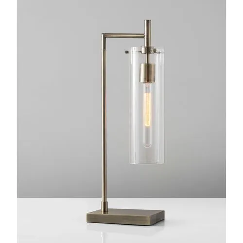 Zenon Table Lamp - Antiqued Brass