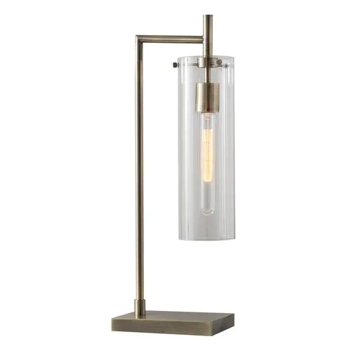 Zenon Table Lamp - Antiqued Brass