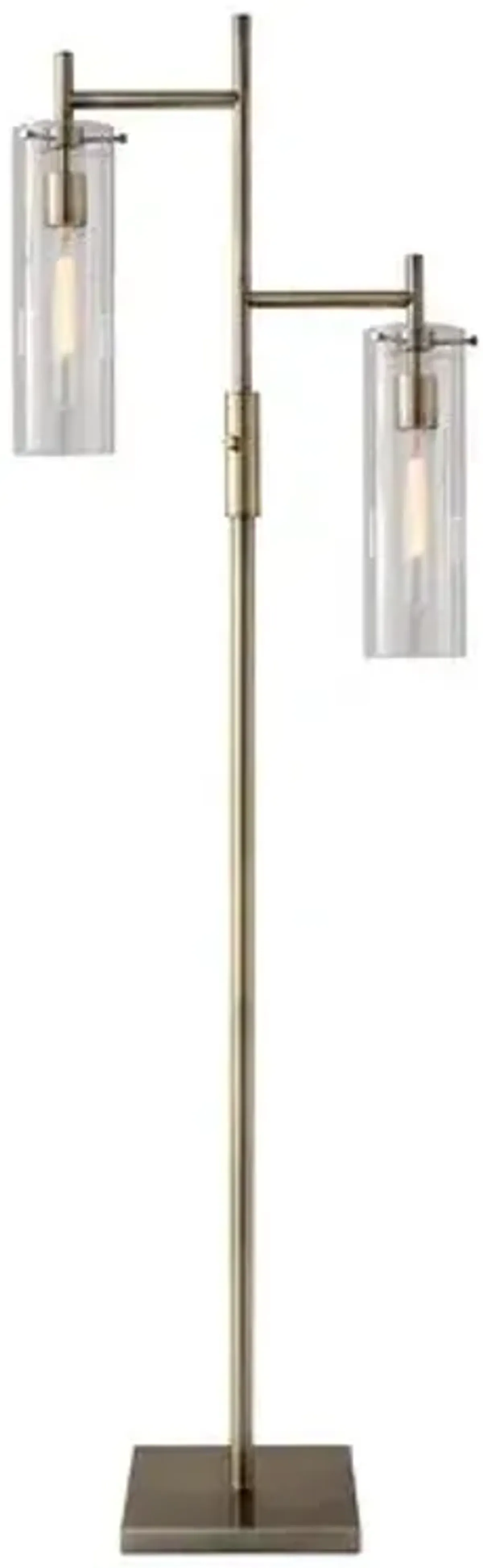 Zayden Floor Lamp - Antique Brass