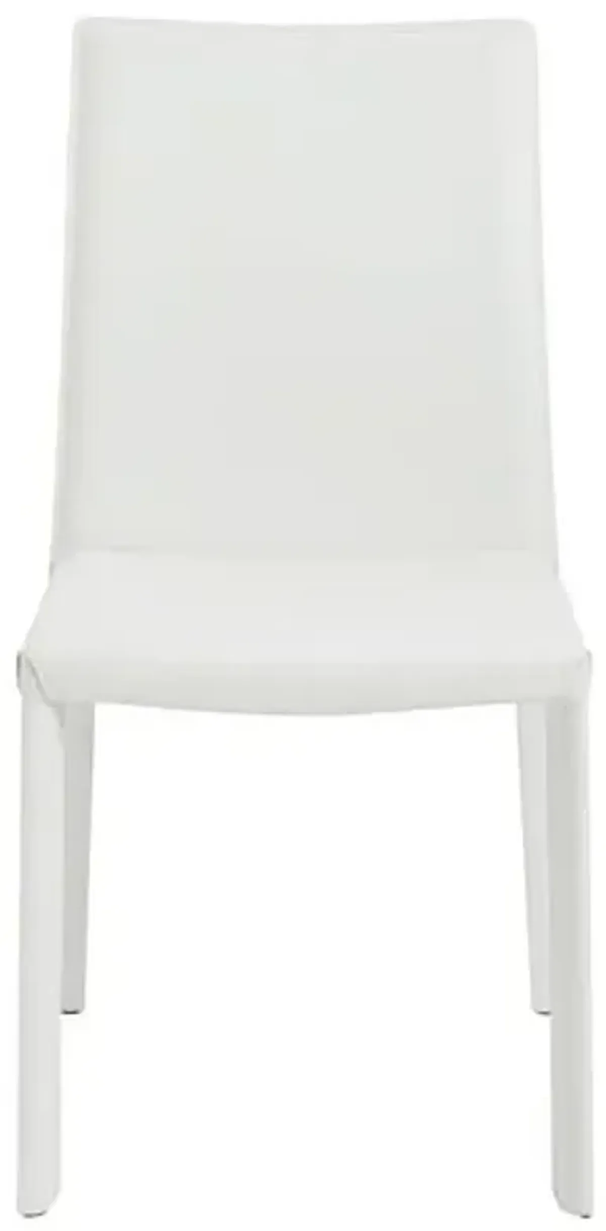 Set of 2 Callen Side Chairs - White Faux Leather