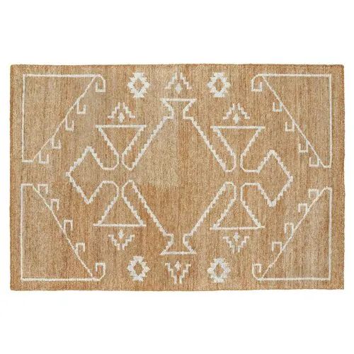 Conner Rug - Copper - Beige - Beige