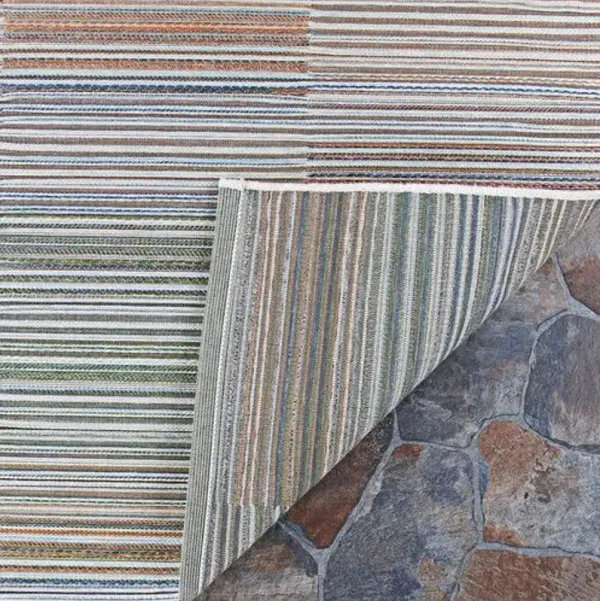 Elif Outdoor Rug - Ivory - White - White