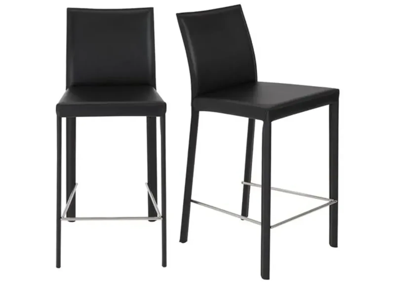 Set of 2 Callen Counter Stools - Black