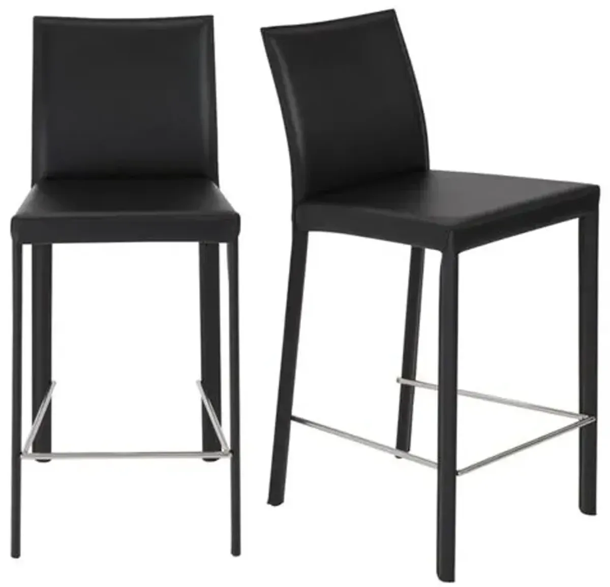 Set of 2 Callen Counter Stools - Black