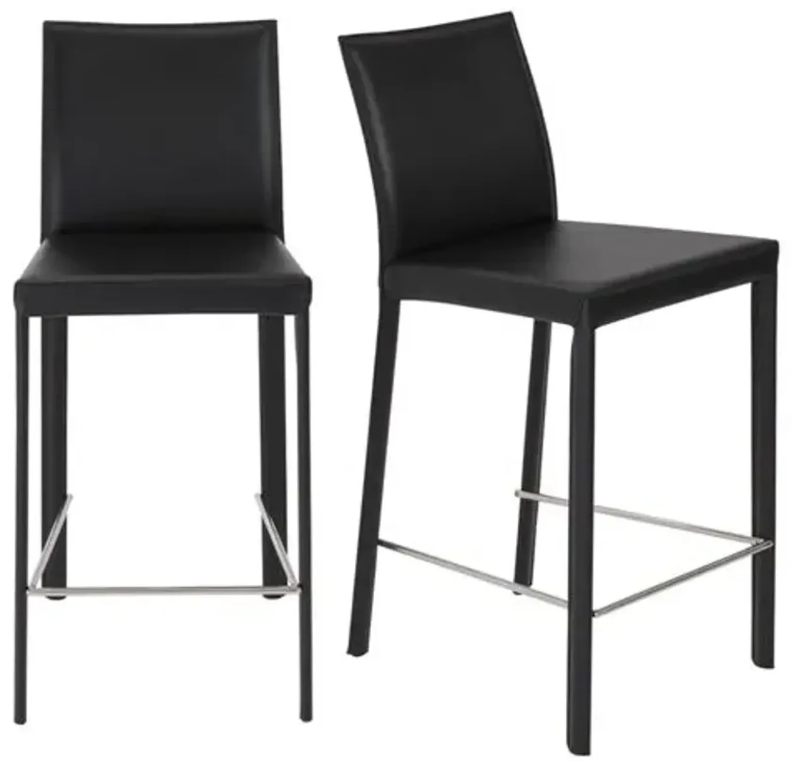 Set of 2 Callen Counter Stools - Black