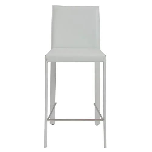 Set of 2 Callen Counter Stools - White