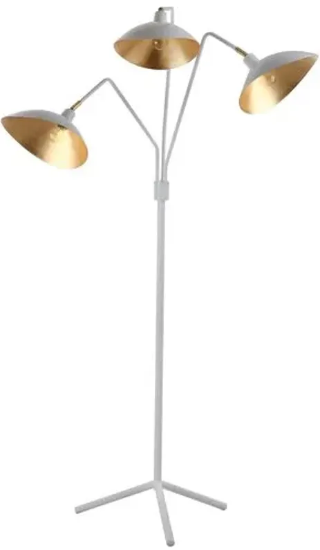 Aidan Floor Lamp - White