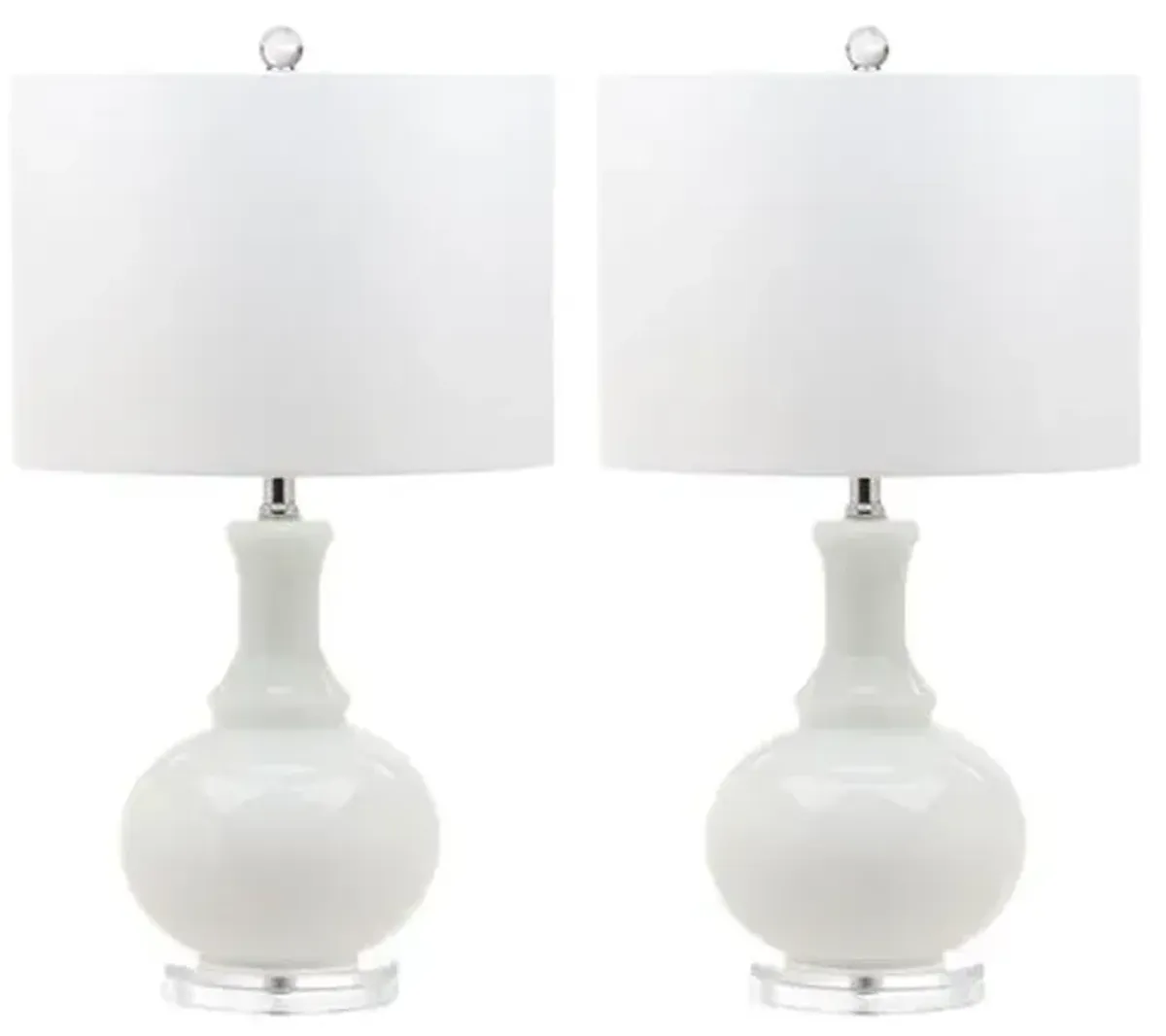 Set of 2 Myron Table Lamps - White