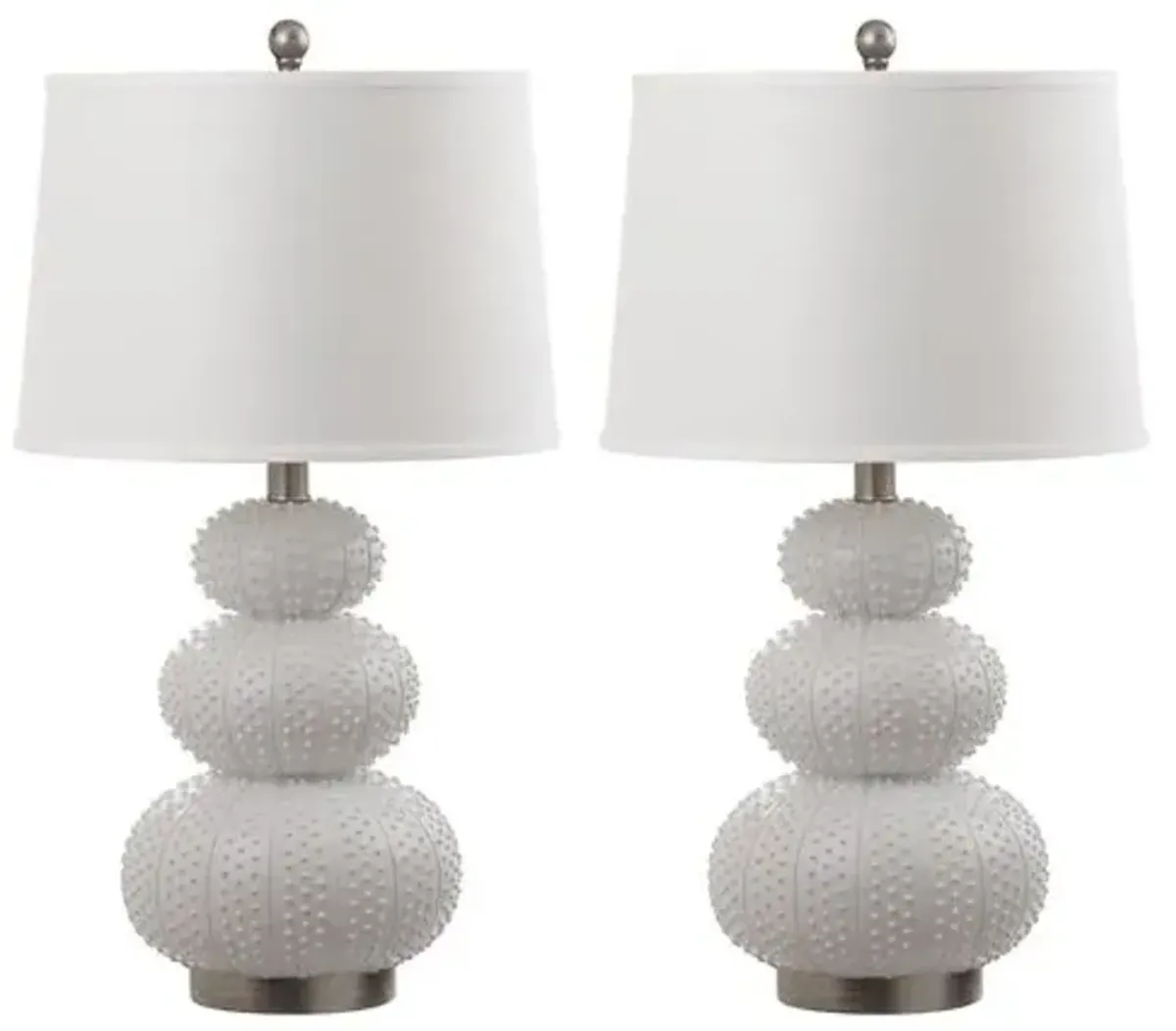 Set of 2 Cantino Table Lamps - White