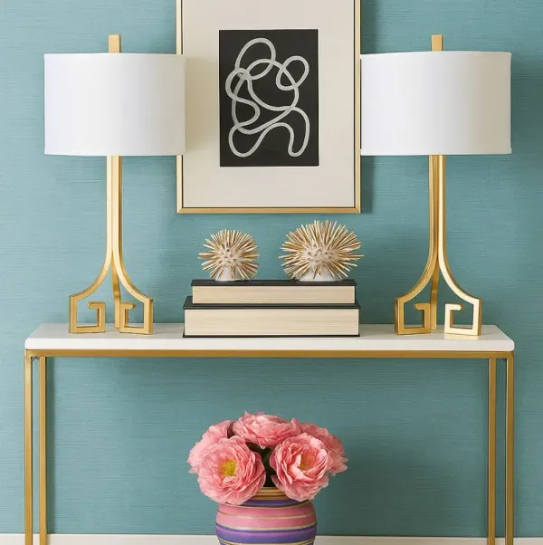 Set of 2 Arabelle Table Lamps - Gold