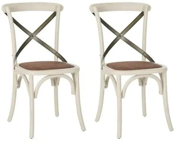 Set of 2 Bonnie Side Chairs - Beige
