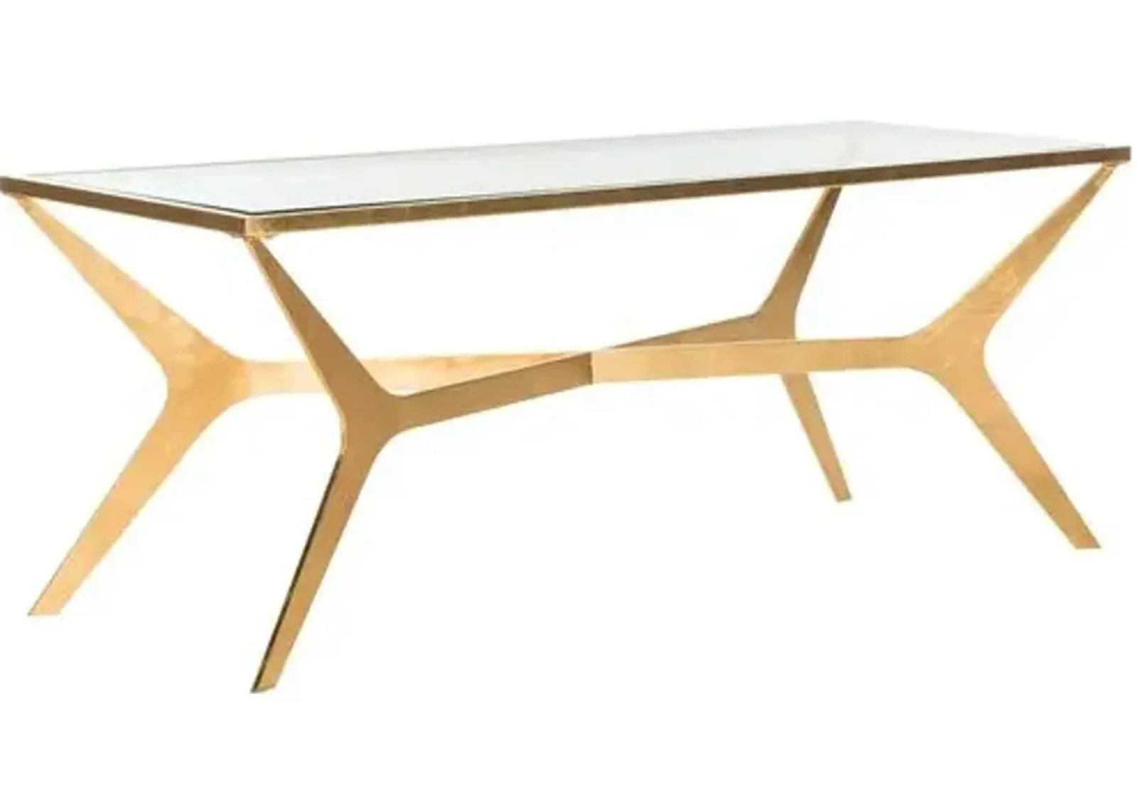 Edythe Coffee Table - Gold Leaf