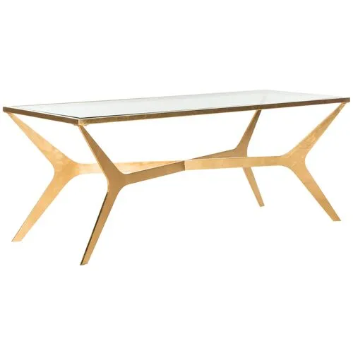 Edythe Coffee Table - Gold Leaf