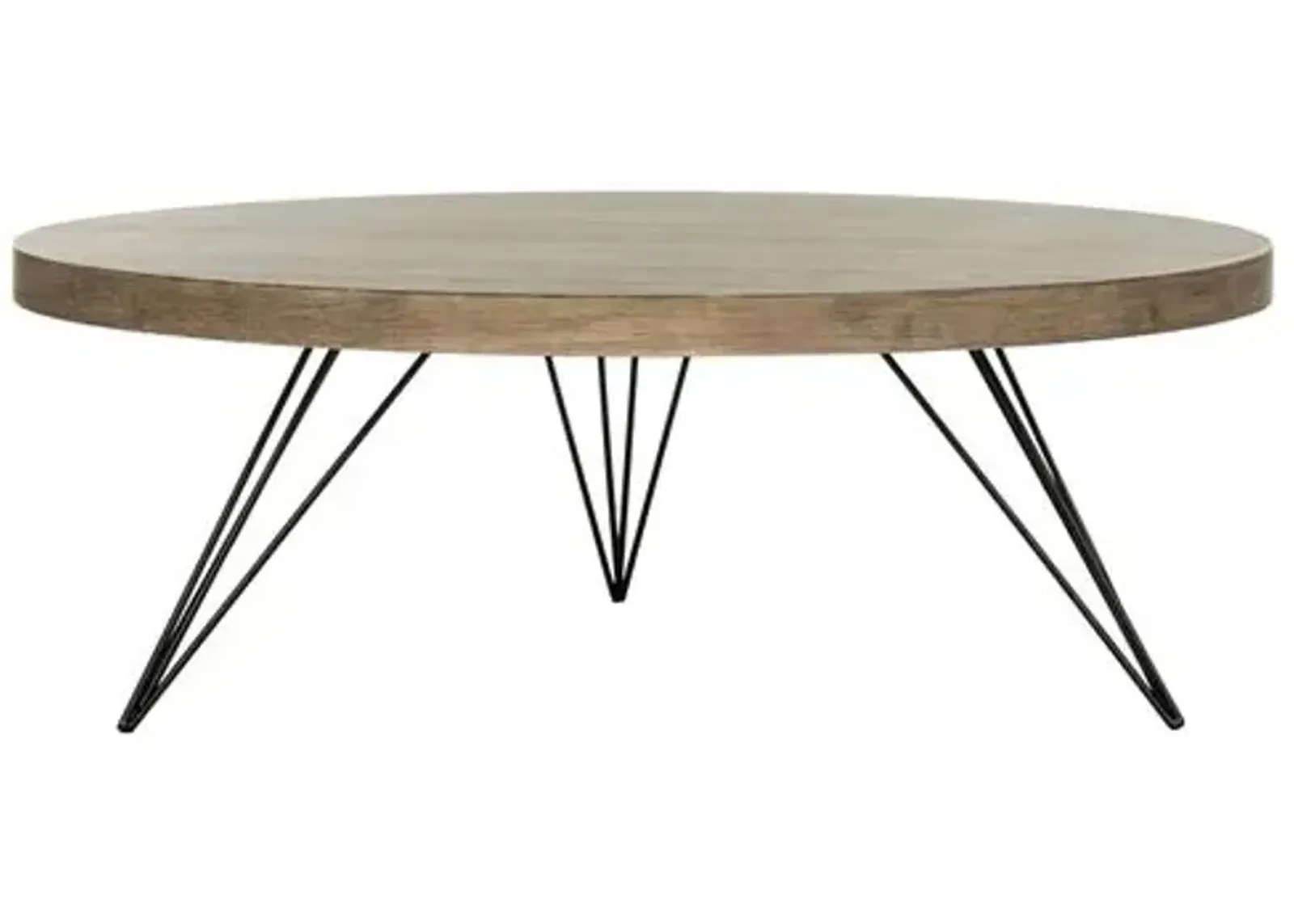 Maglie Coffee Table - Natural/Black - Brown