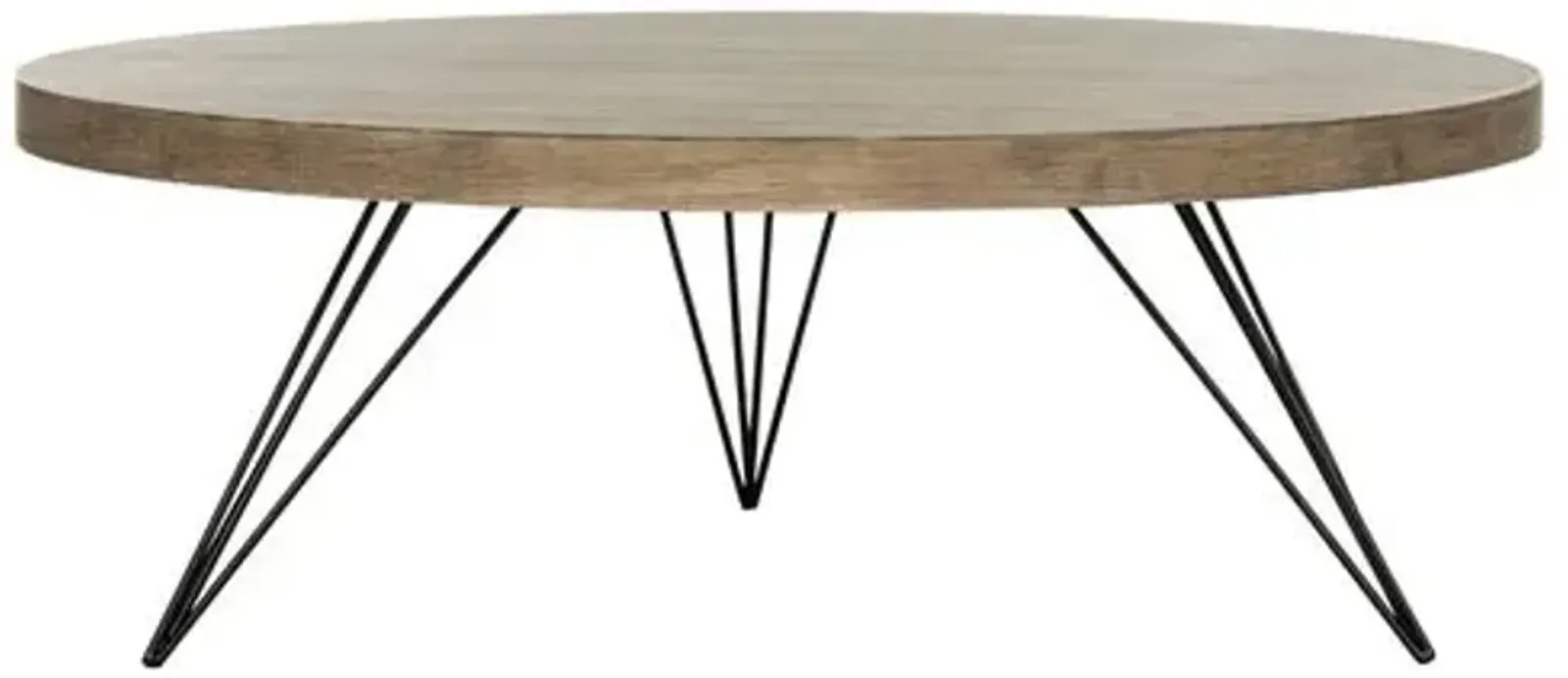 Maglie Coffee Table - Natural/Black - Brown