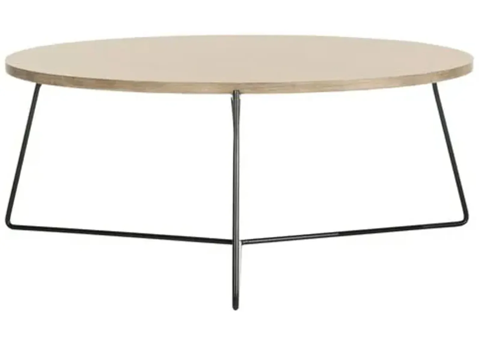 Atley Coffee Table - Natural/Black - Beige