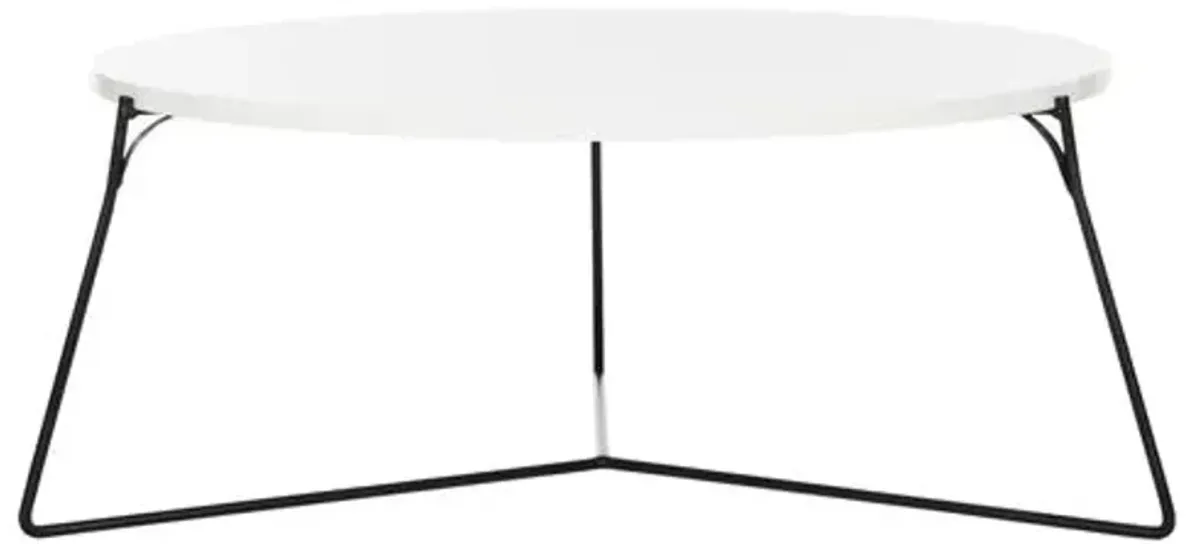 Atley Coffee Table - White/Black