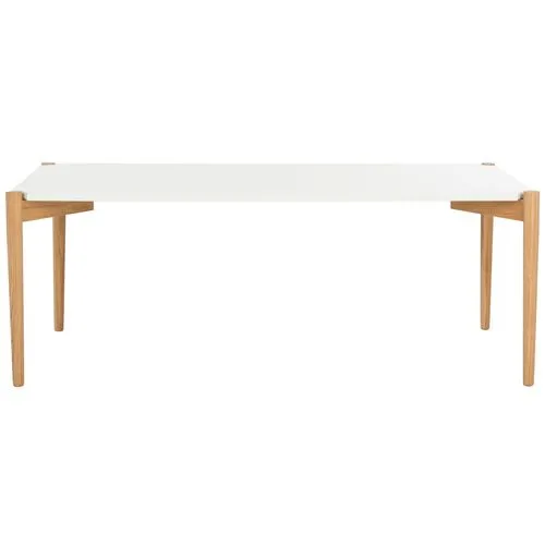 Oda Rectangular Coffee Table - White