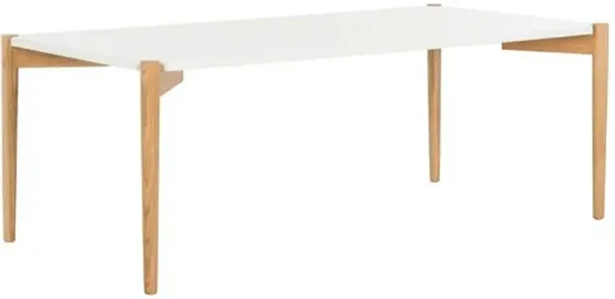 Oda Rectangular Coffee Table - White