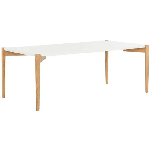 Oda Rectangular Coffee Table - White