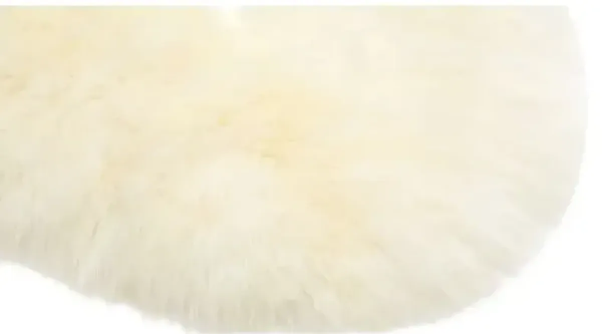 2'x3' Sheepskin Rug - Natural - Ivory - Ivory