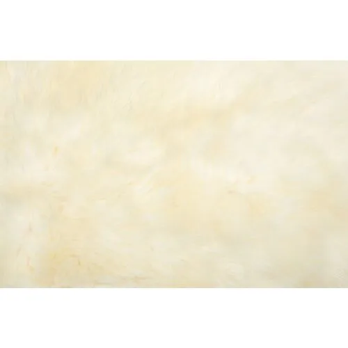 2'x3' Sheepskin Rug - Natural - Ivory - Ivory