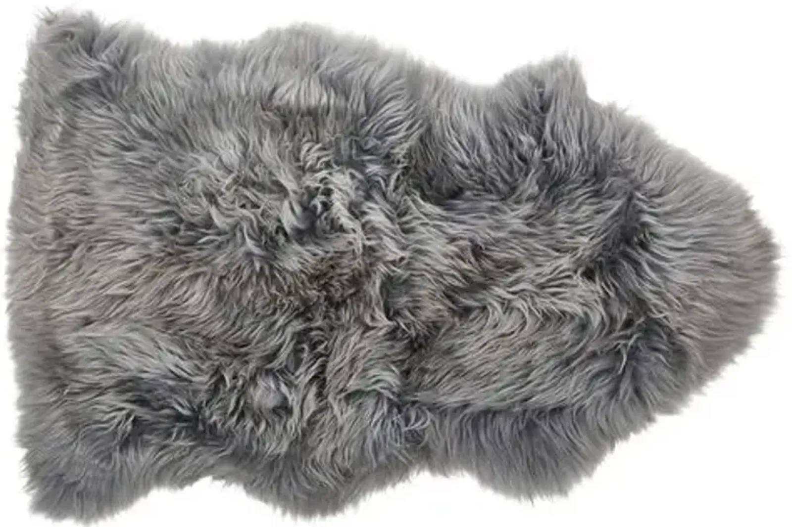 Sheepskin Rug - Gray - natural - Gray