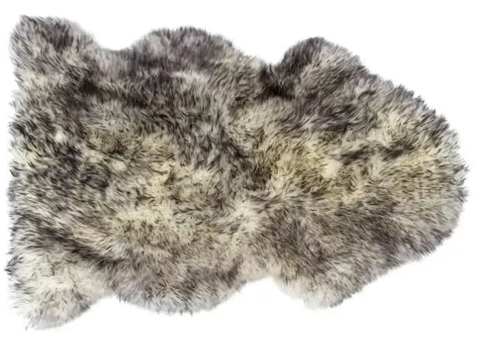 Sheepskin Rug - Gradient Gray - natural - Gray